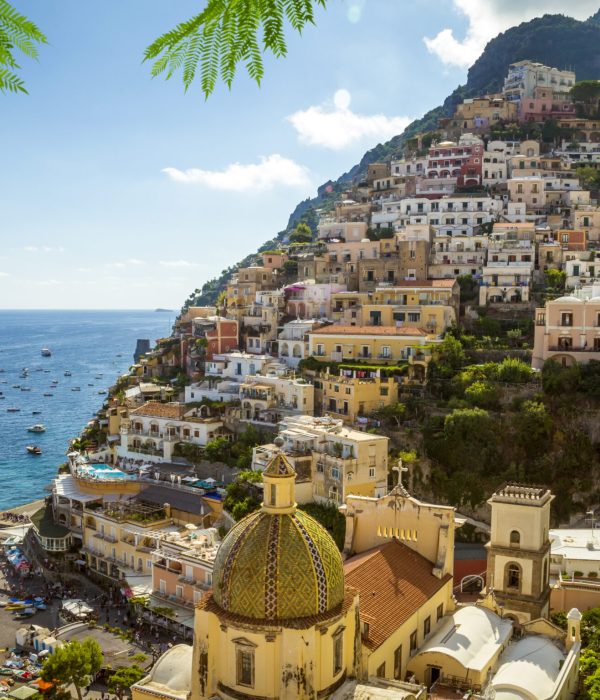 Panorama of Positano town, Amalfi Coast, Italy